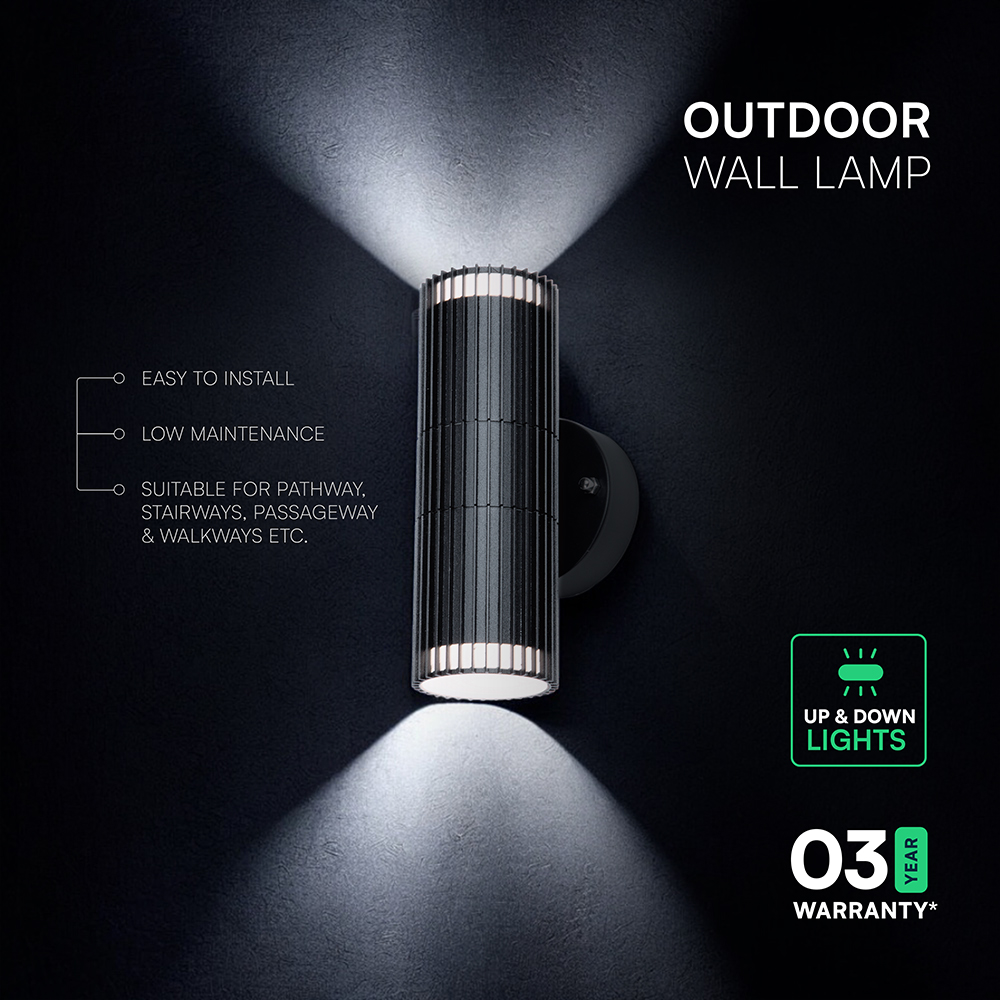 GU10 Wall Light Holder Double Head IP54 img 1
