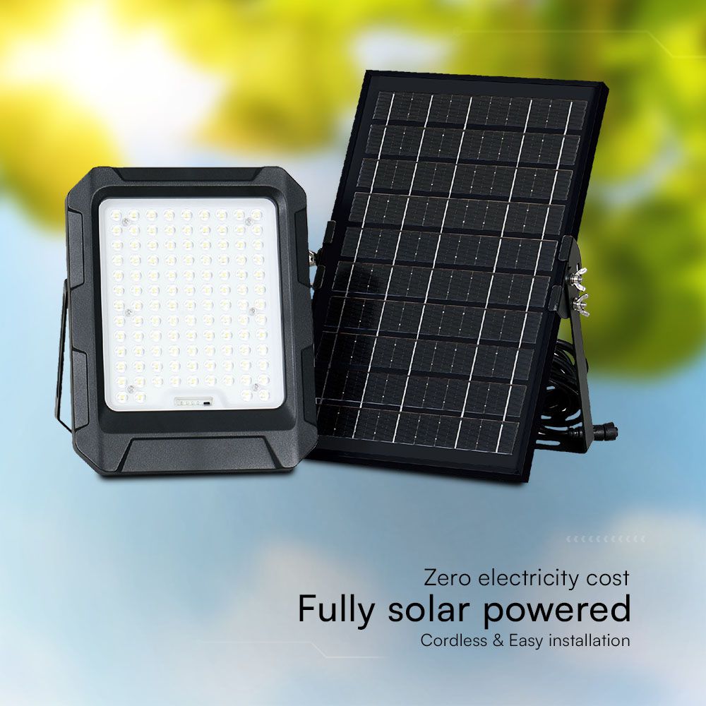 10W LED Solar Floodlight With 3.7V 8Ah Battery