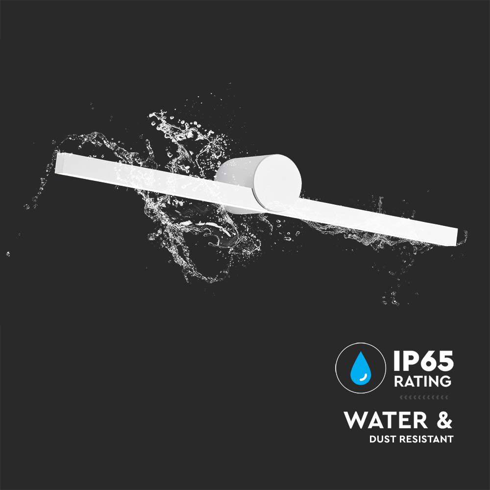 12W LED Mirror Light White Body 3000K img 3