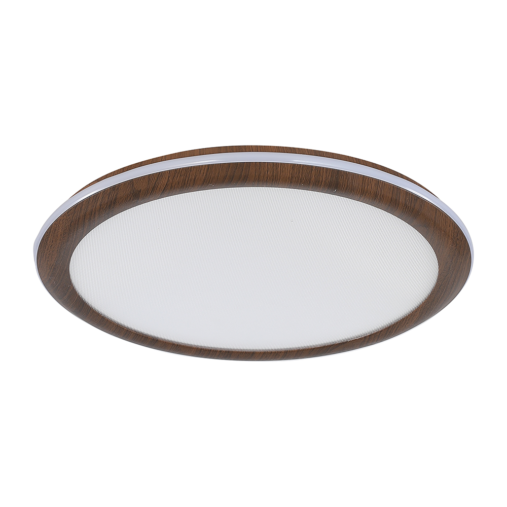36W LED Decorative Ceiling Lamp (f410*30mm) CCT3IN1 Wooden With 2.4G RF Control
