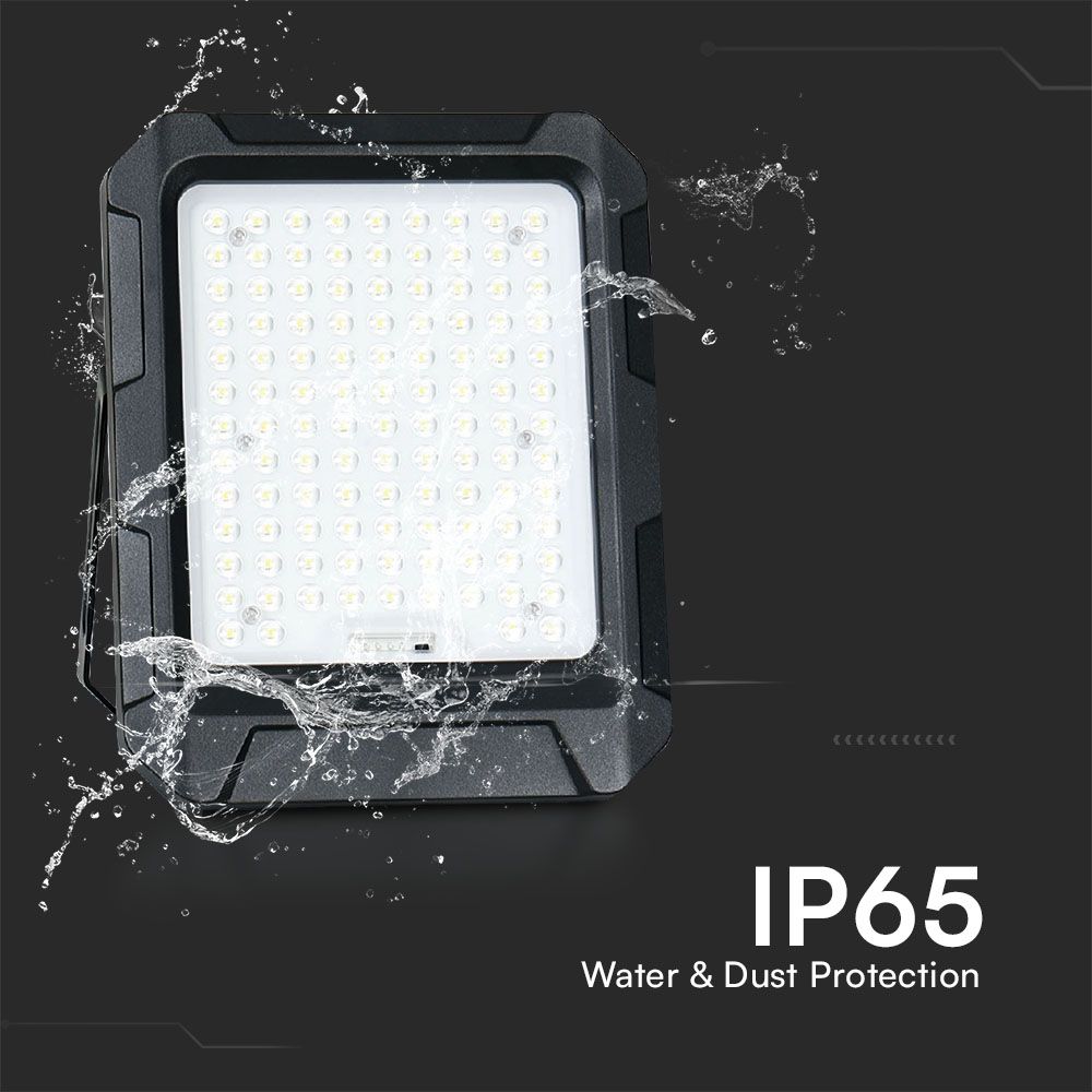 10W LED Solar Floodlight With 3.7V 8Ah Battery img 3