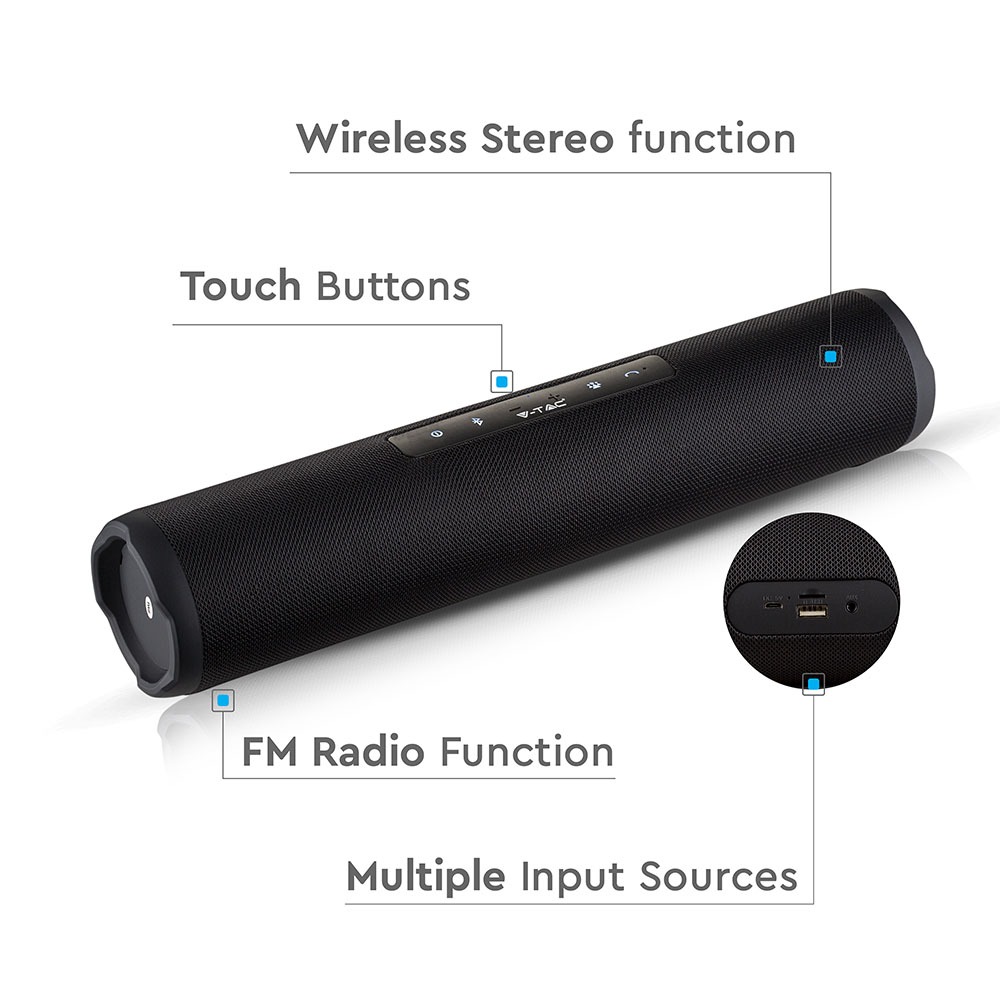 Altoparlante Bluetooth Fabric 1200mAh Batteria