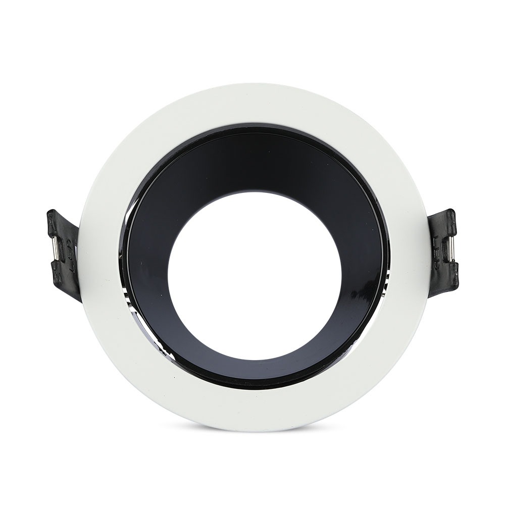 GU10 Fitting Bianco, Black Rotonda img 3