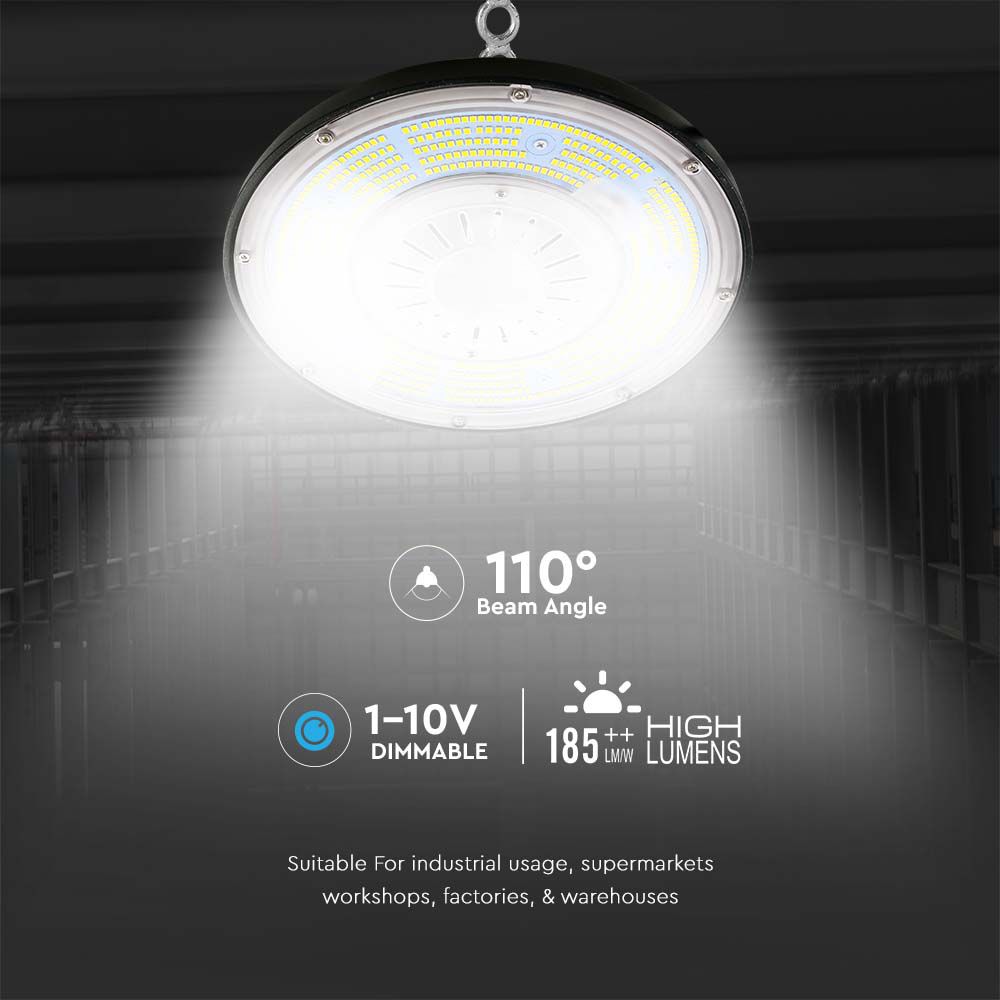LED Highbay 100W Meanwell Driver 4000K Dimmable 5 Years Warranty img 2