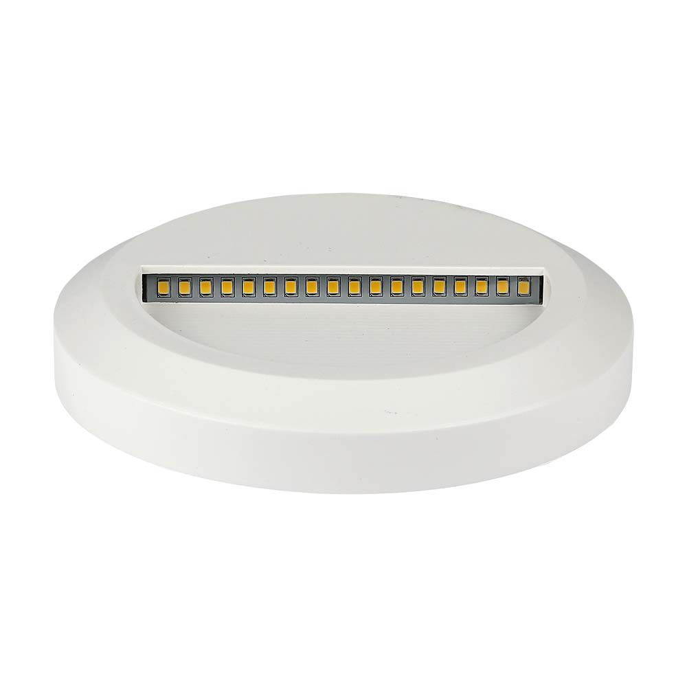 2W LED Step White Body Round 4000K img 1