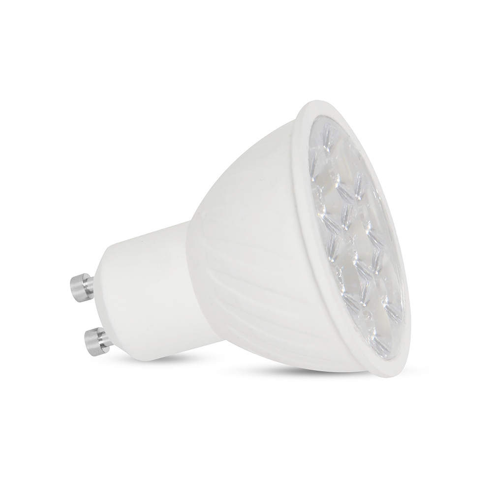 LED Spotlight - 6W GU10 Ripple Plastic 3000K 10° img 1