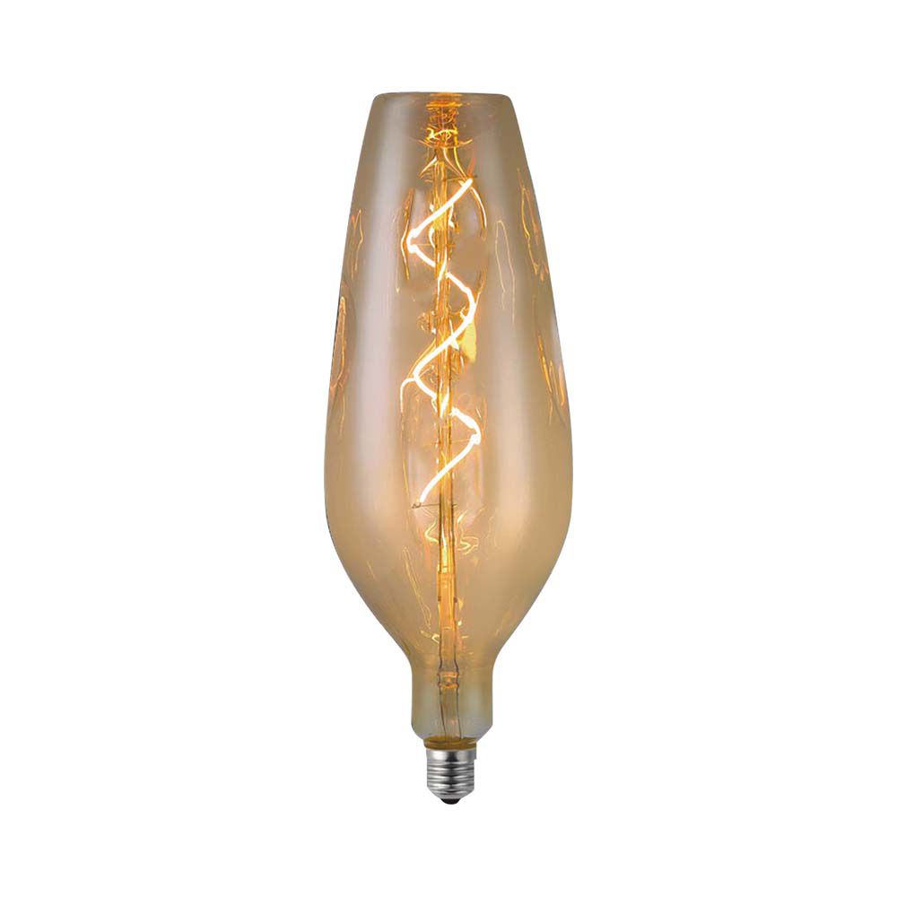 LED Bulb - 4W Filament Spiral B125 2700K Smoky Glass