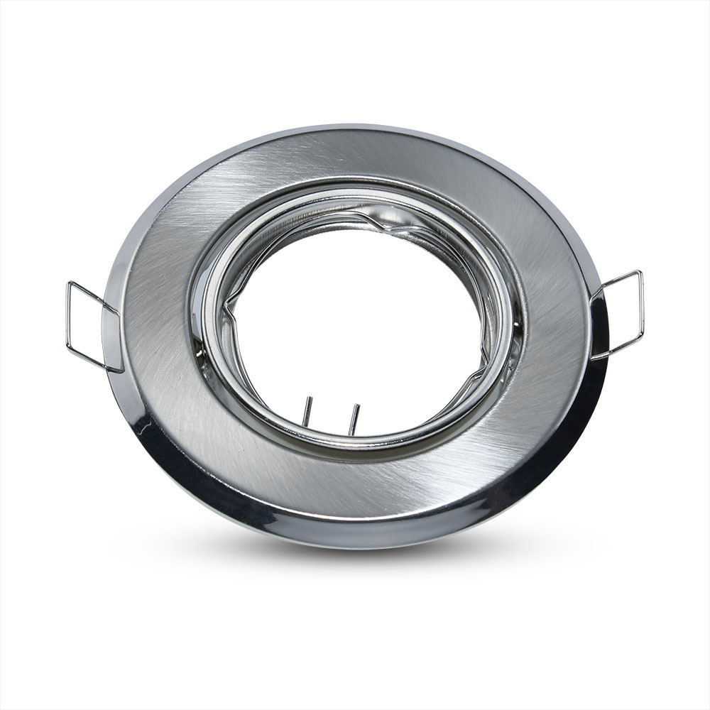 GU10 Rotonda Spotlight Fitting Satin Nickle 2 pcs/box