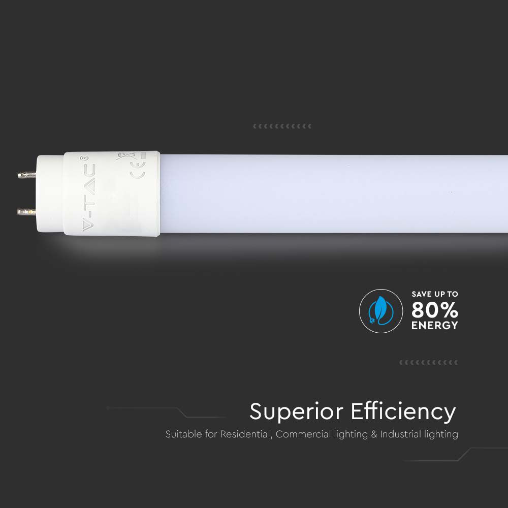 LED Tube SAMSUNG CHIP  - 120cm 18W G13 Nano Plastic 4000K img 2
