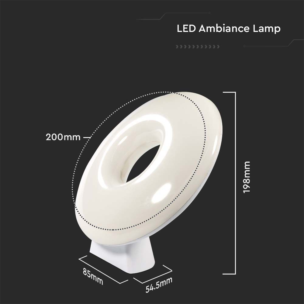 LAMPADA D'AMBIENTE WIFI LED 4W COMPATIBILE CON AMAZON ALEXA E GOOGLE HOME RGB+WW+CW