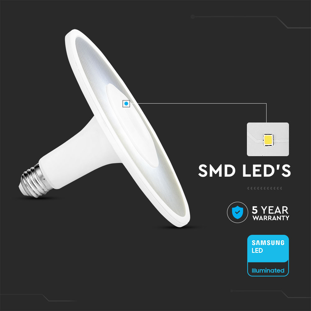 LED Bulb - SAMSUNG Chip 18W Acrylic UFO Plastic 4000K