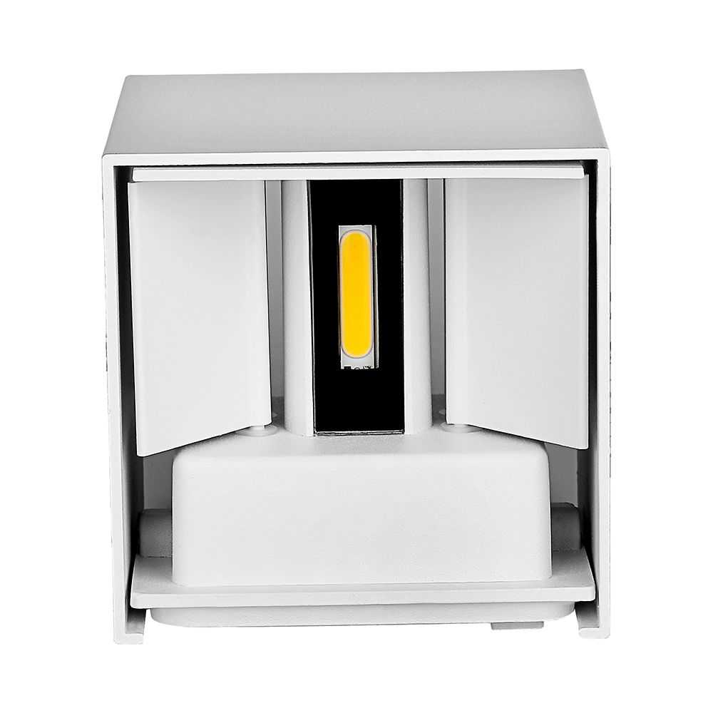 5W Wall Lamp With Bridglux Chip White Body Square IP65 4000K img 1