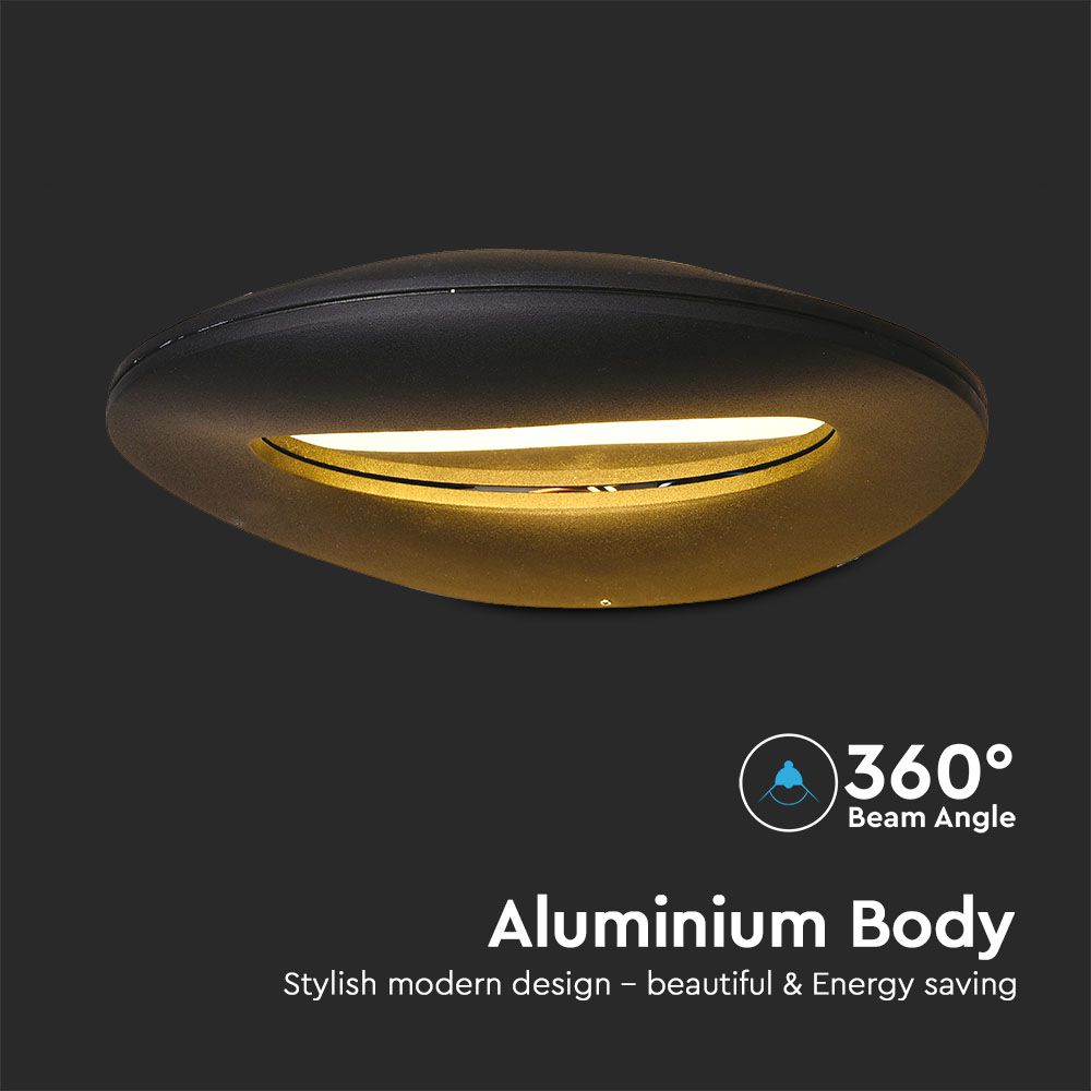 10W  Wall Light Black Body 3000K img 1