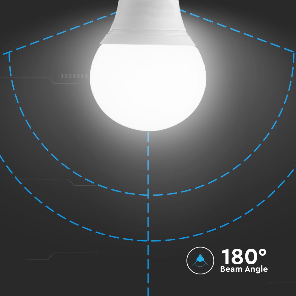 LED Bulb - 4.5W E14 P45 4000K 3PCS/PACK img 1