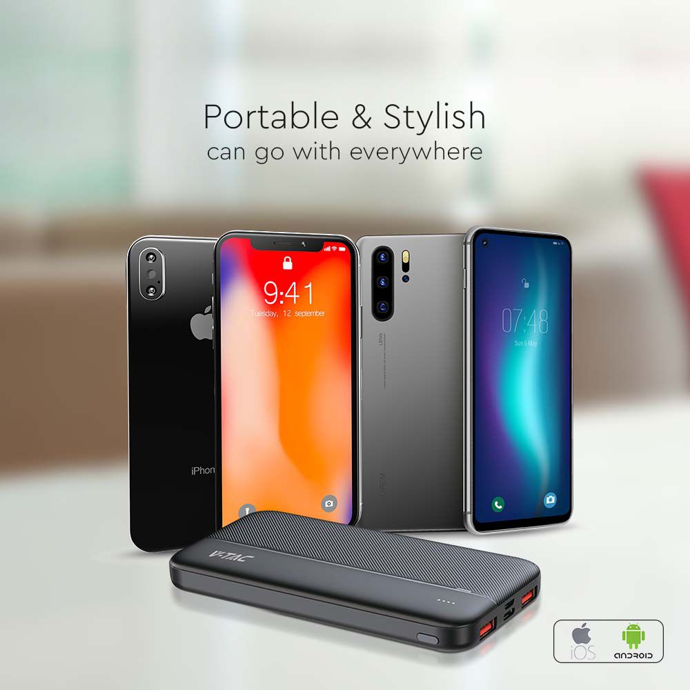 Power Bank 10.000 mAh Colore Nero img 3