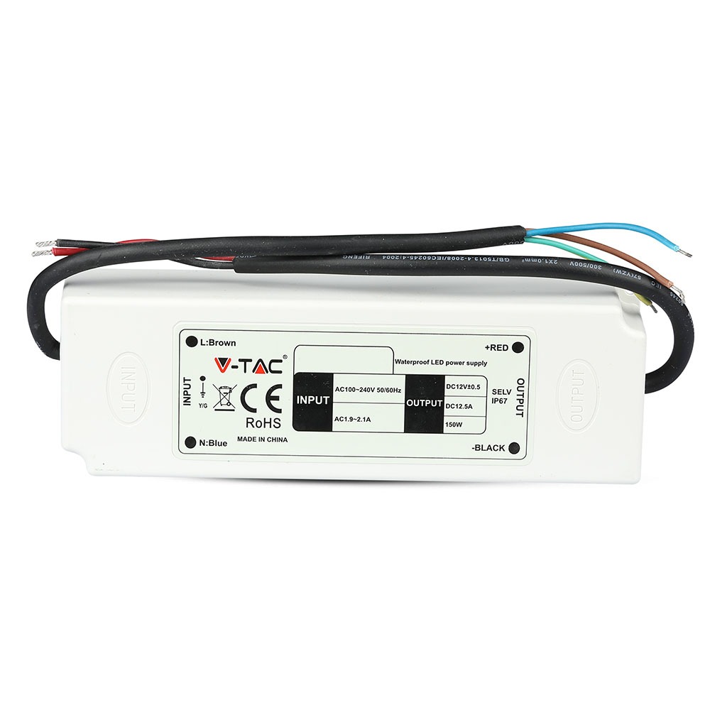 LED Alimentatore 75W 12V IP67 Plastica img 1