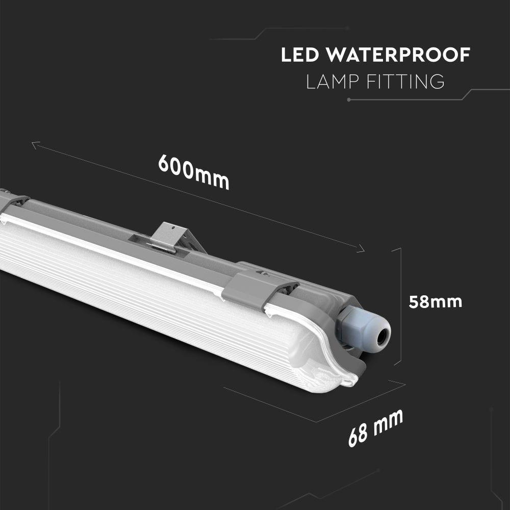 LED Plafoniera impermeabile 120cm 1x18W 4000K