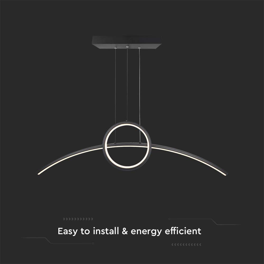 LED Designer Light Black