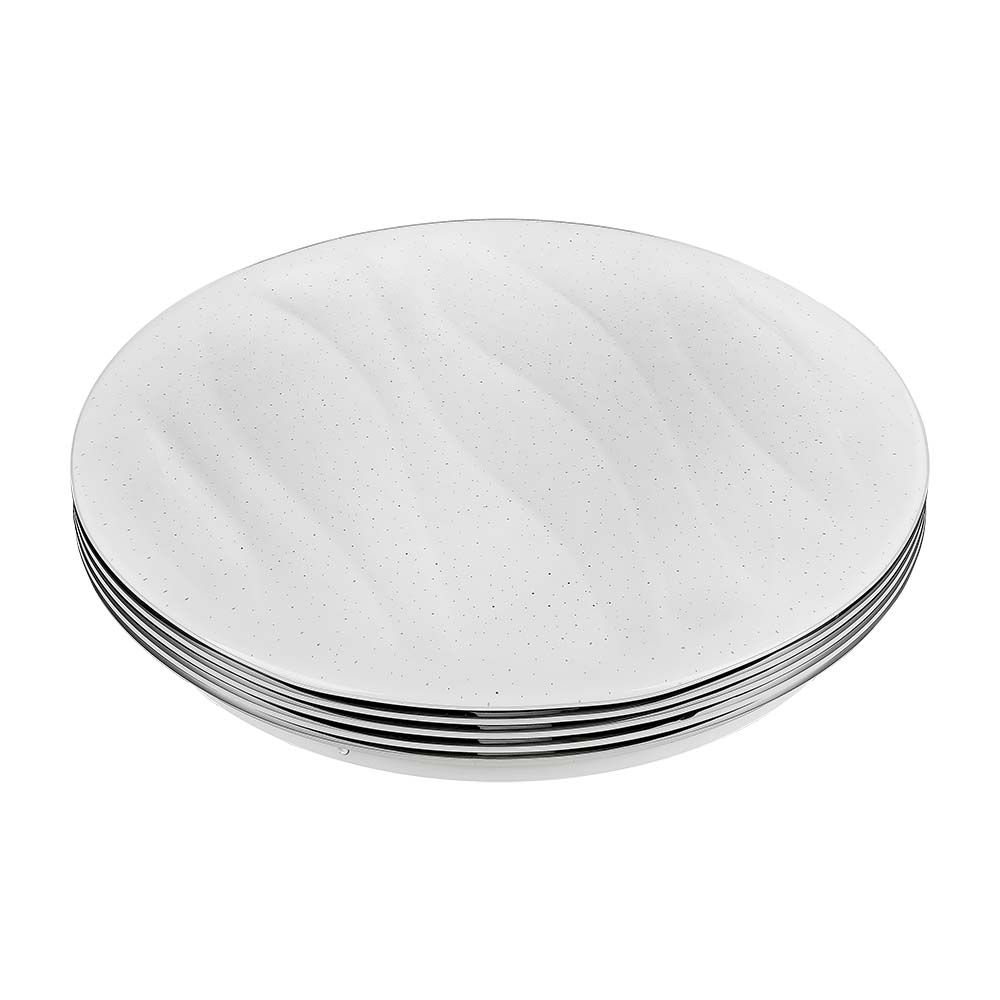 Plafoniera LED Rotonda 40W con Telecomando Cambia Colore 3 in 1 Effetto Stellato Ondulato d: 400mm h: 60mm Dimmerabile img 1