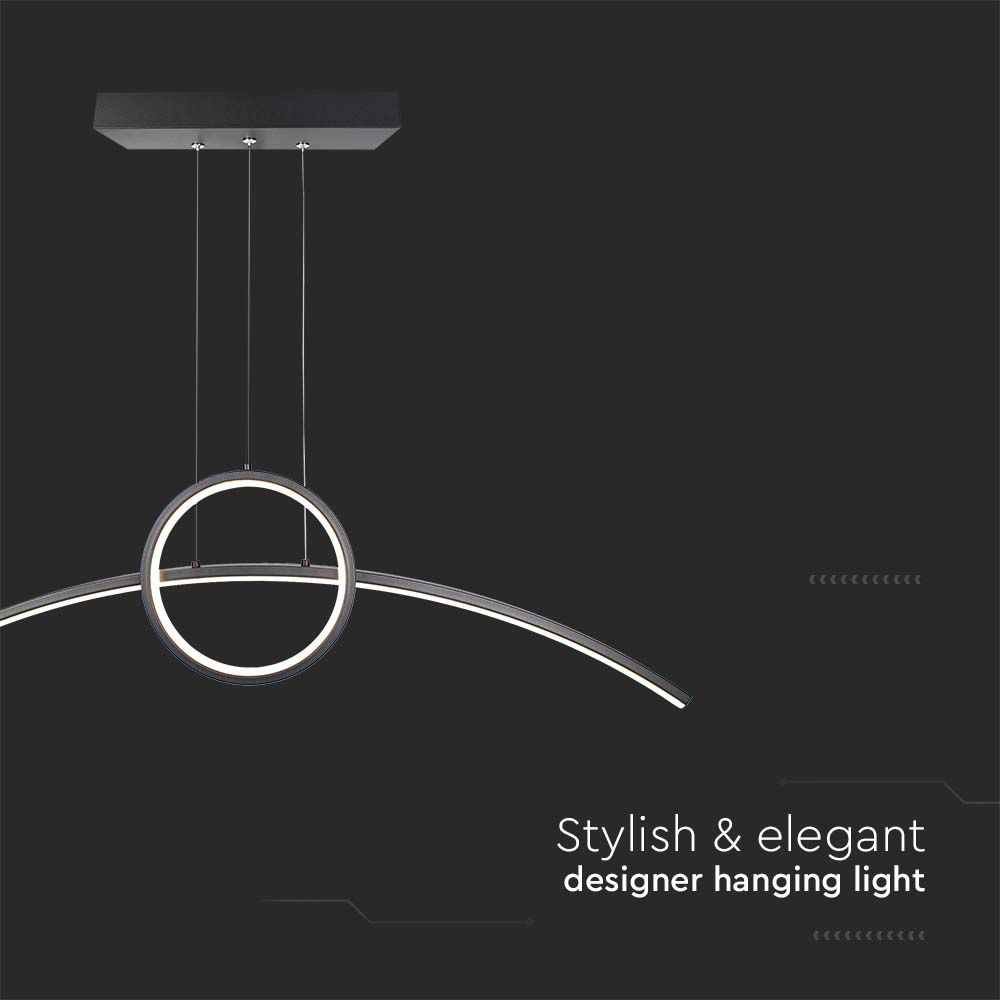 LED Designer Light Black img 1