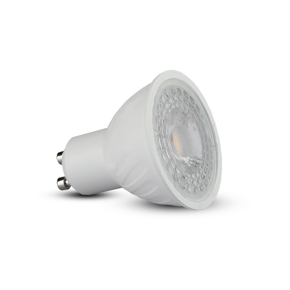 LED Spotlight SAMSUNG CHIP - GU10 6W Ripple Plastic 38 Dimmable 4000K img 1