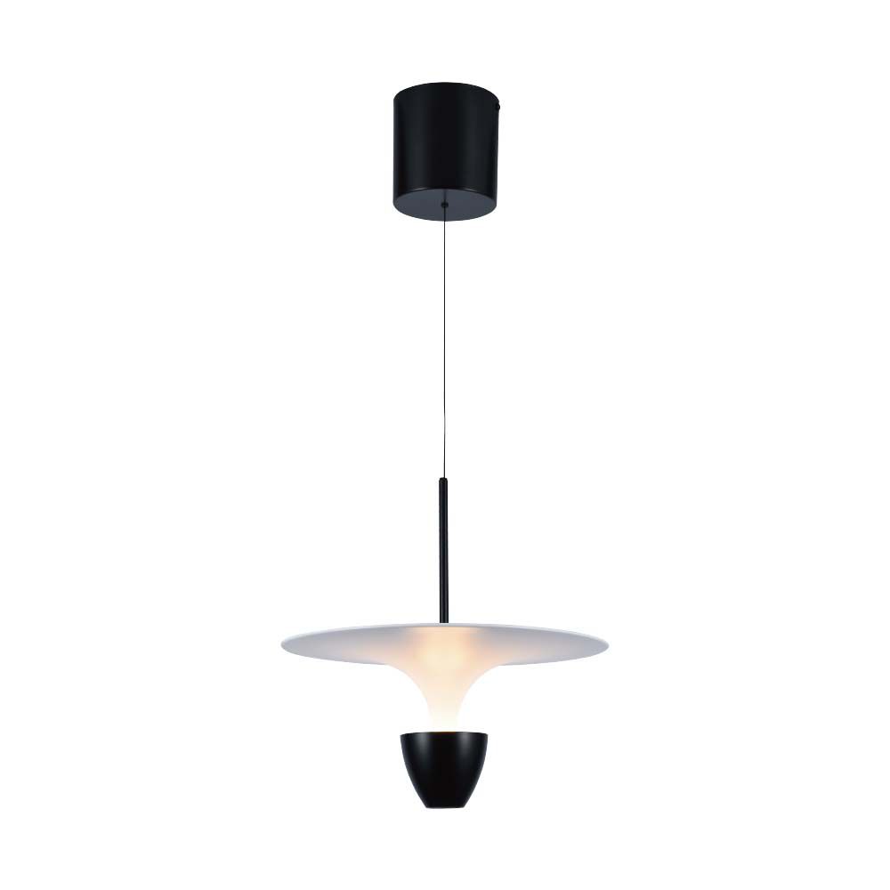 9W LED Designer Hanging Lamp (30*300*1370MM) WhiteBlack Body 3000K Adjustable Height