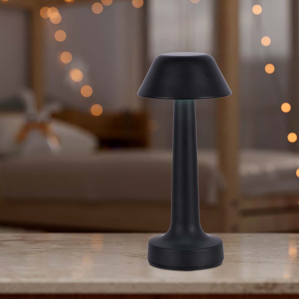 2W LED Table Lamp (D100*230) 3IN1 Black Body img 1