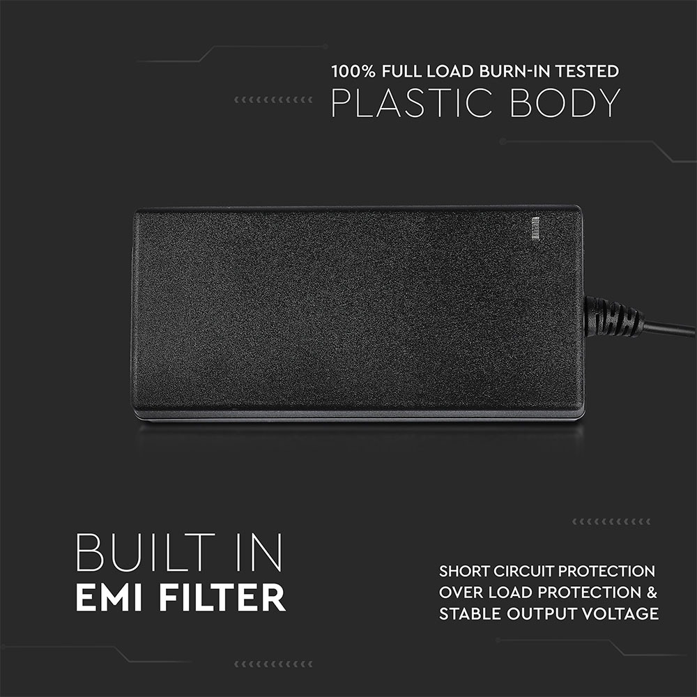 LED Alimentatore 30W 12V 2.5A Plastiac IP44 img 1