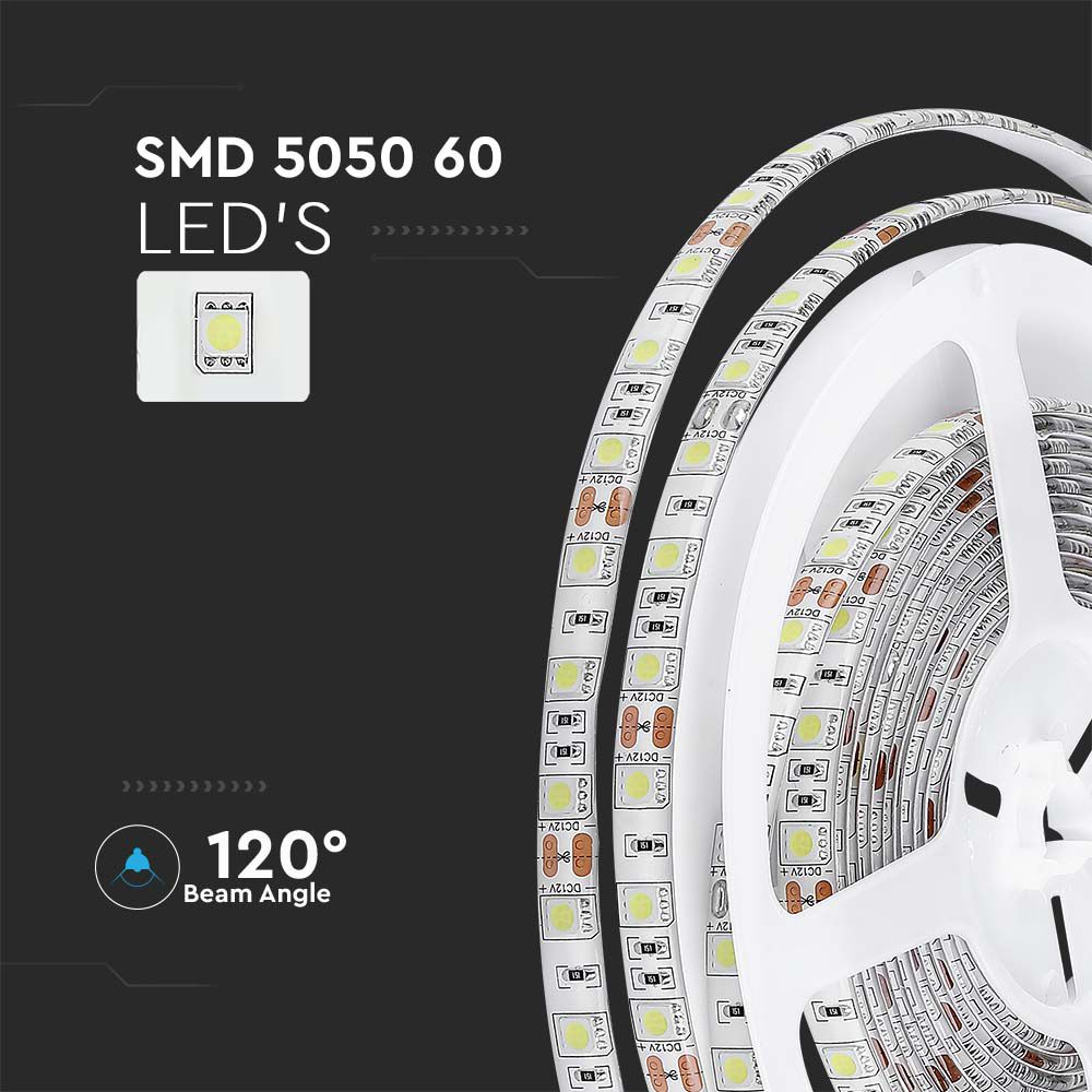 LED Strip SMD5050 - 60 LEDs 6400K IP65 img 1