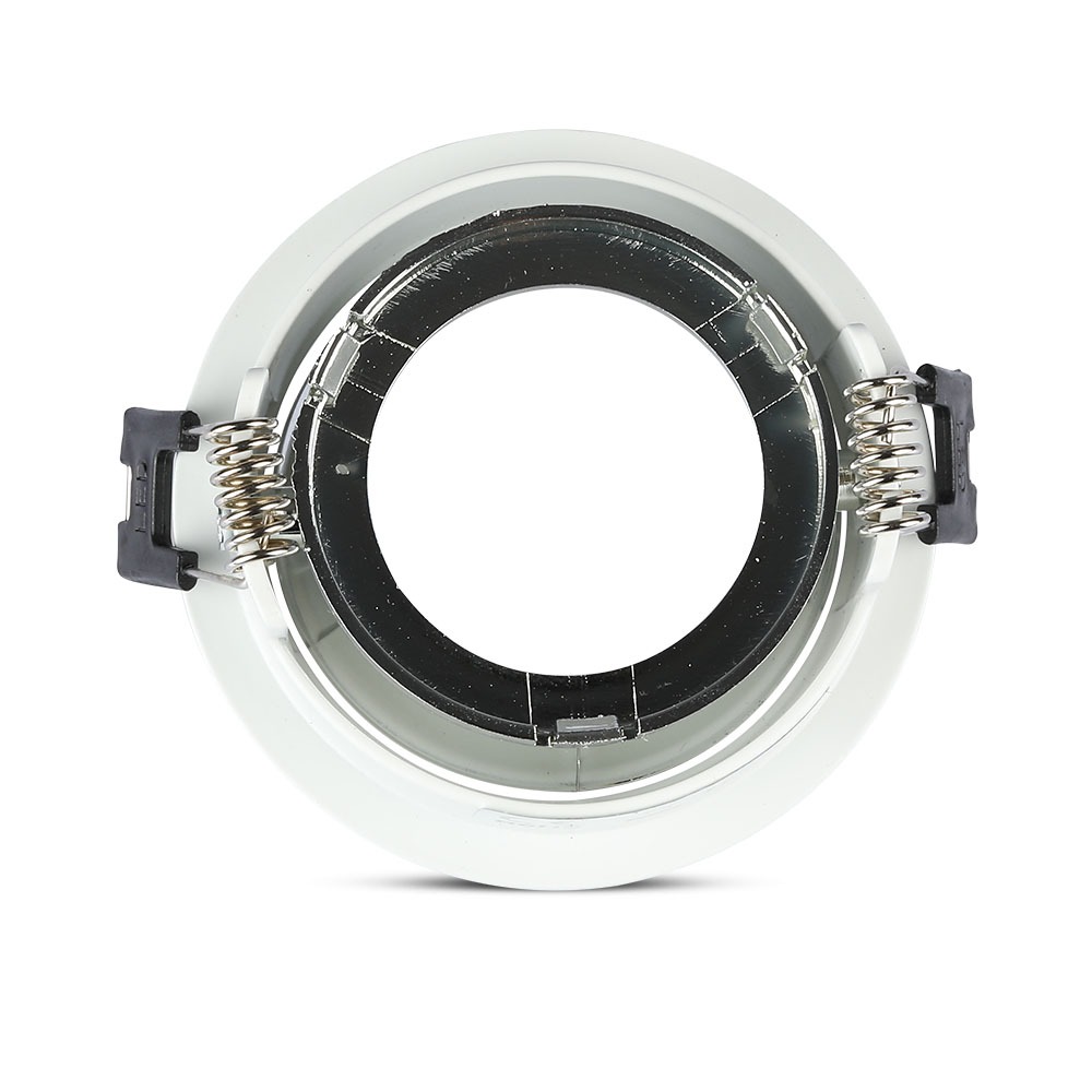 GU10 Fitting Bianco, Chorme Rotonda img 4