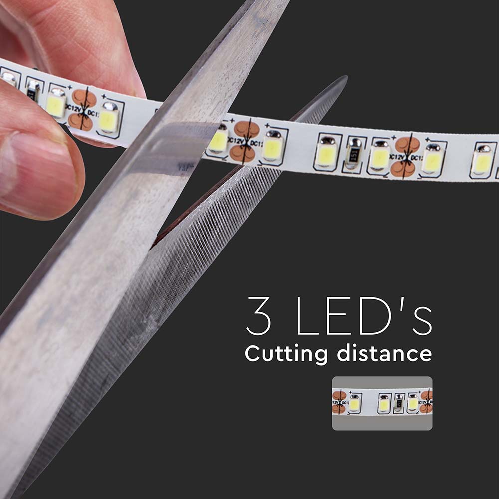 LED Strip SMD2835 - 120 LEDs 24V IP20 4000K Double PCB 10M Roll img 3