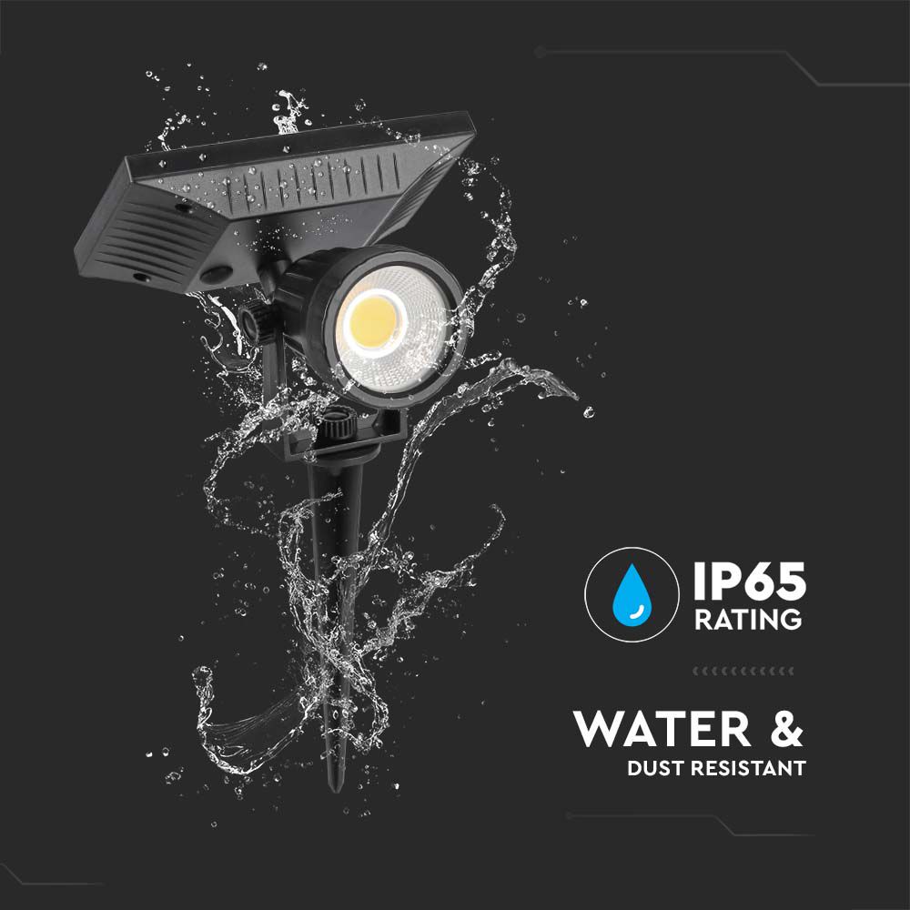 2W LED Solar Spike  IP65 6400K img 2