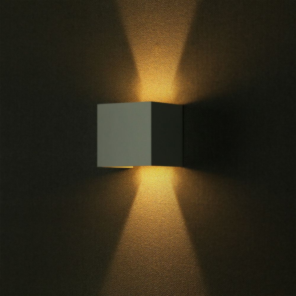 5W Wall Lamp With Bridglux Chip White Body Square IP65 4000K