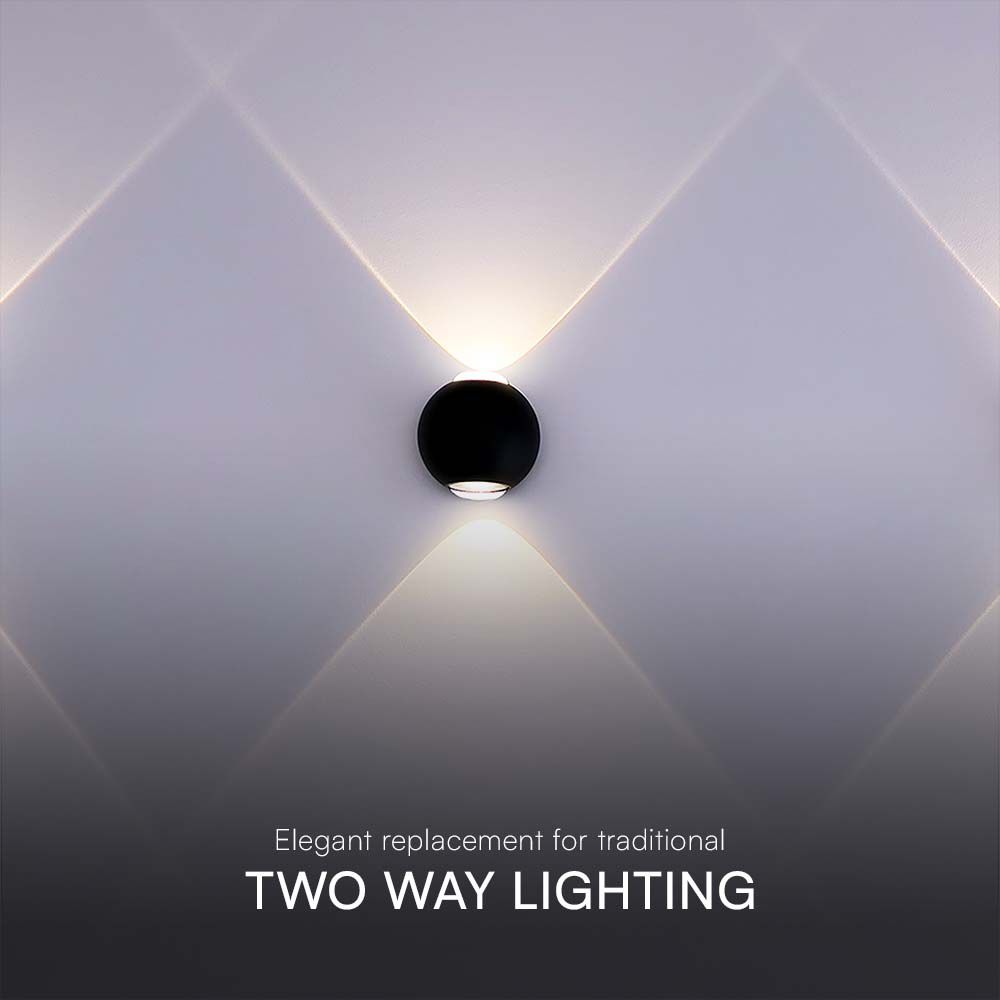 2W LED COB Downlight 3000K Black Body img 2