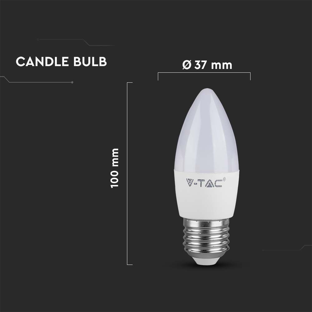  Bulb  4.5W E27 Candle 3000K