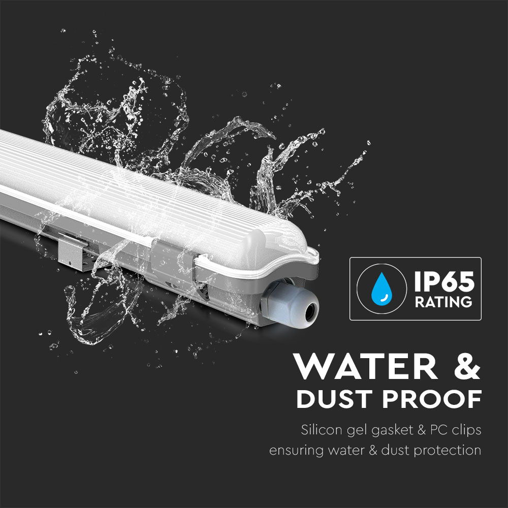 LED Plafoniera Impermeabile150cm 1*22W 6400K img 3