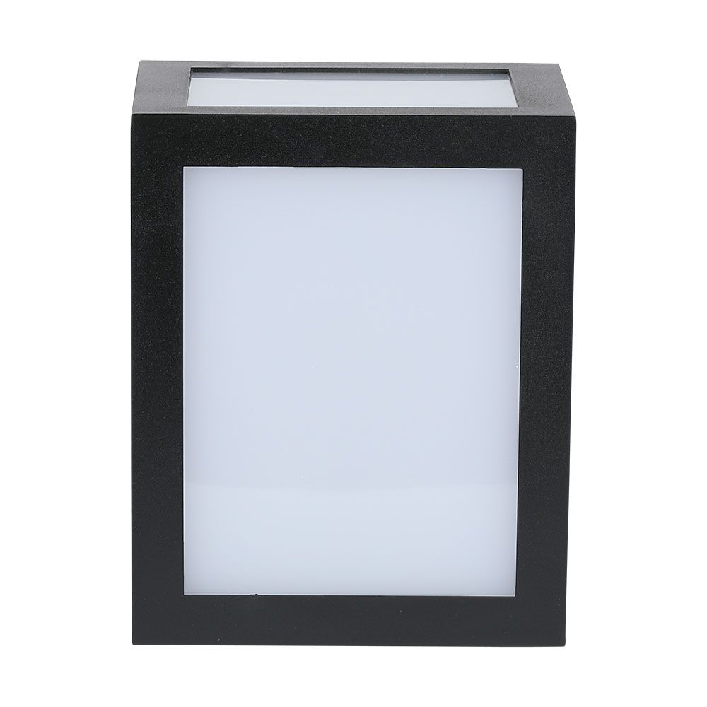 12W LED Wall Light Black Body 3000K img 1