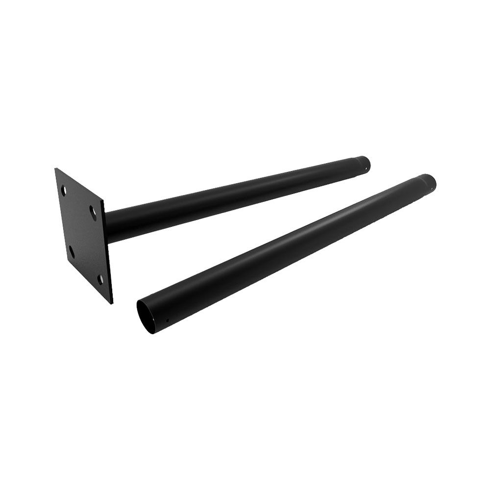 Palo da giardino altezza 3m Diametro 70-75 IP65 Colore Nero img 2