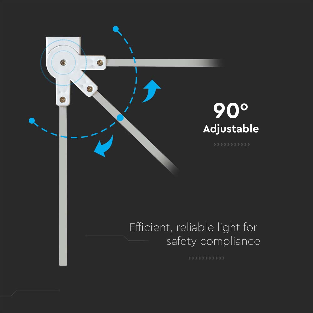 2W LED Wall Surface Emergency Exit Light 6000K img 4