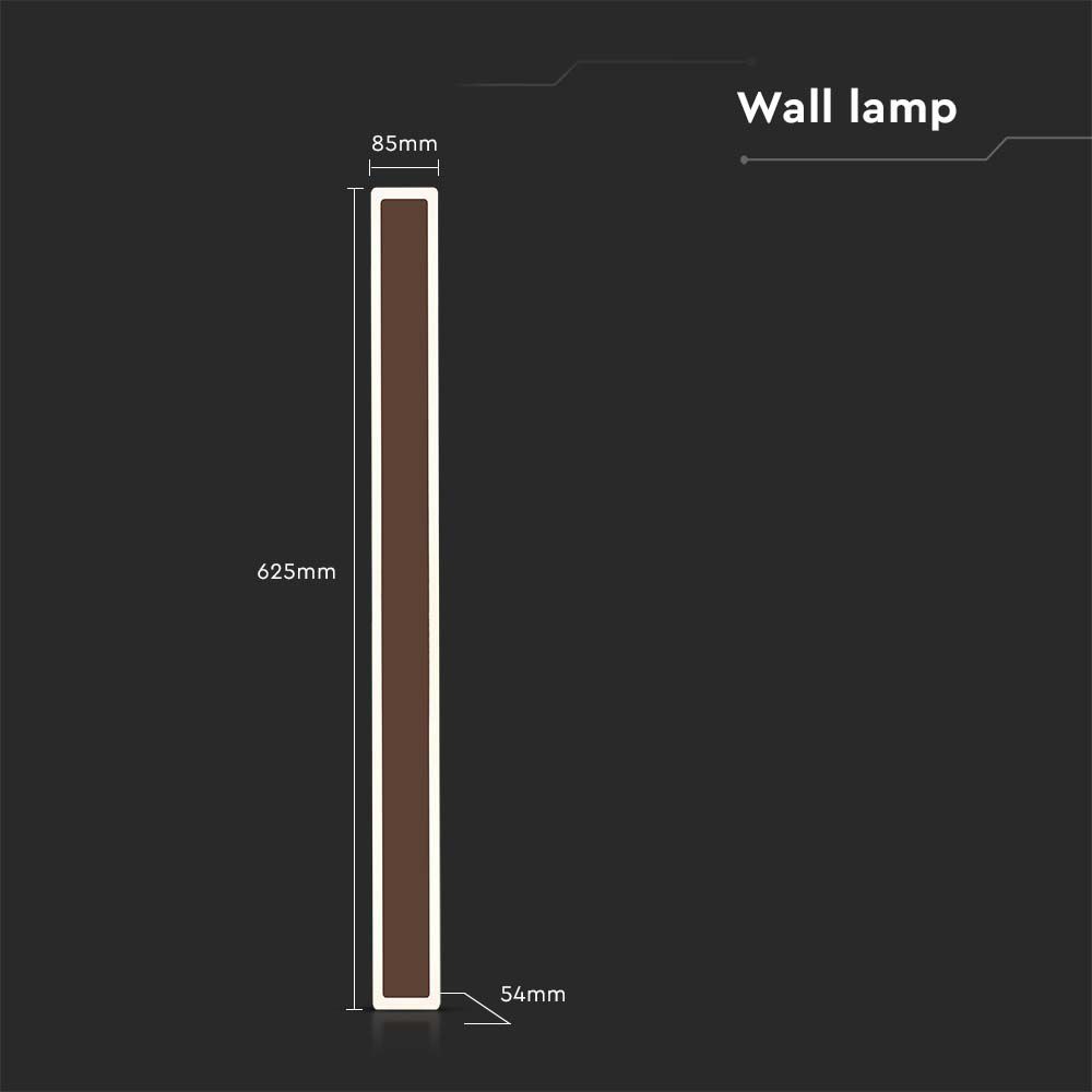 Lampada LED da Muro 17W Colore Corten 4000K IP65