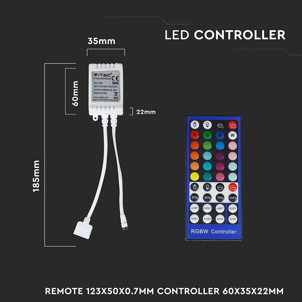 Controller RGB+Bianco freddo /per Striscia LED 2159/