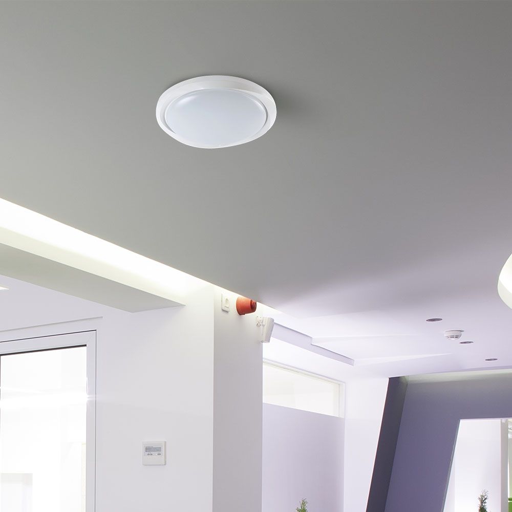 Plafoniera LED 60W Rotonda con Telecomando controllo Remoto CCT 3in1 Colore Bianco D492mm Dimmerabile 3000-6500K Cover Circolare