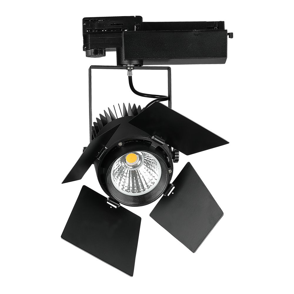 33W LED Tracklight SAMSUNG CHIP Black Body 3000K img 4