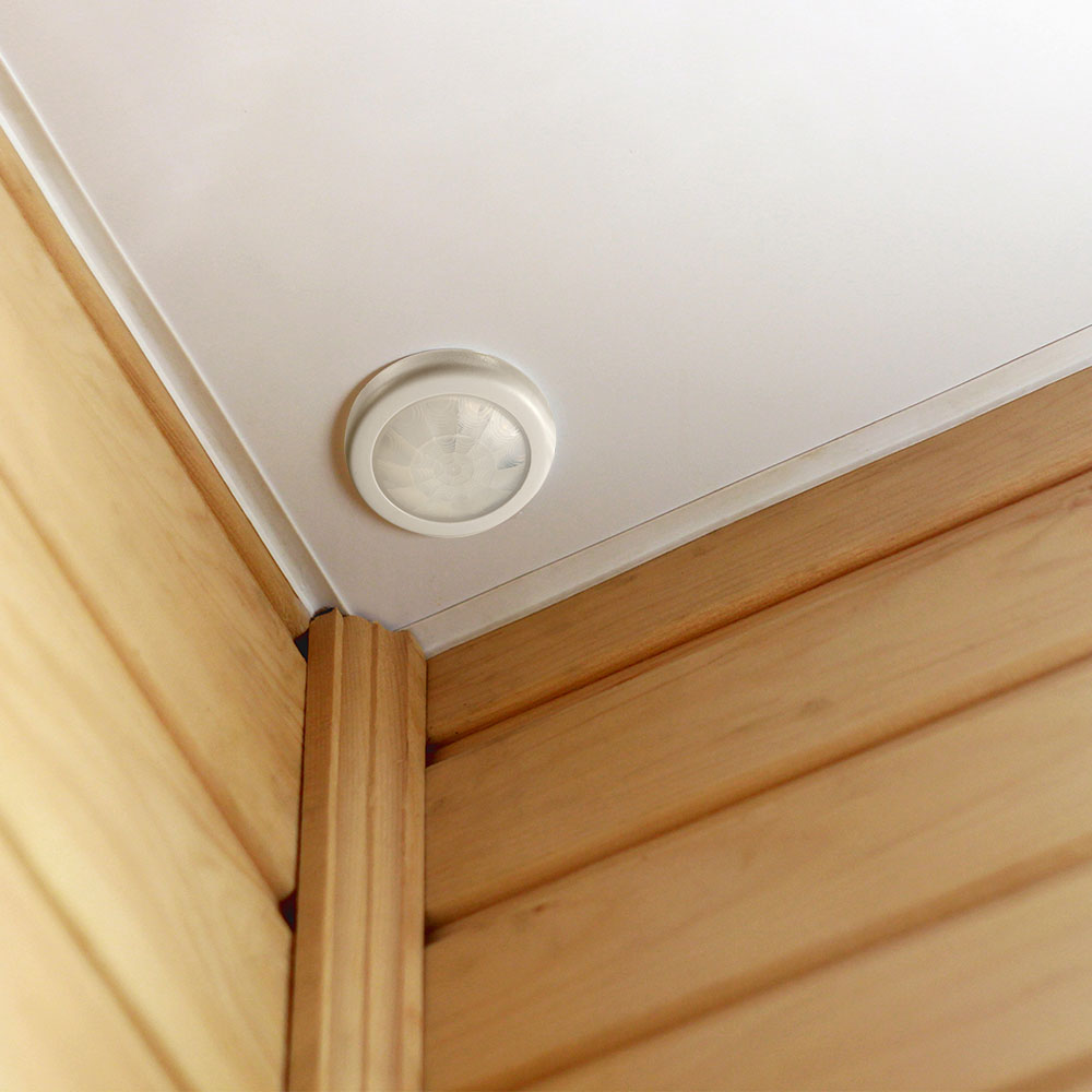 Sensore a soffitto PIR corpo bianco