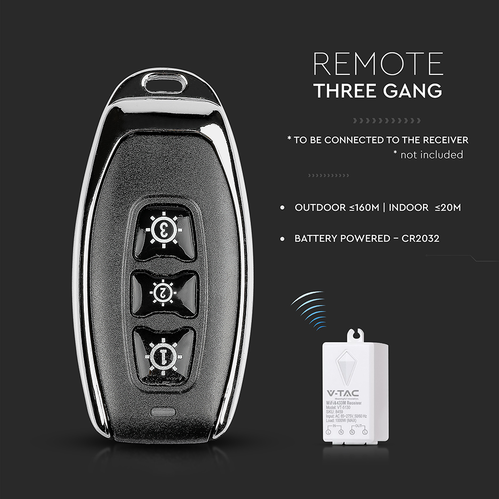 3 Gang Remote Switch IP54 img 1