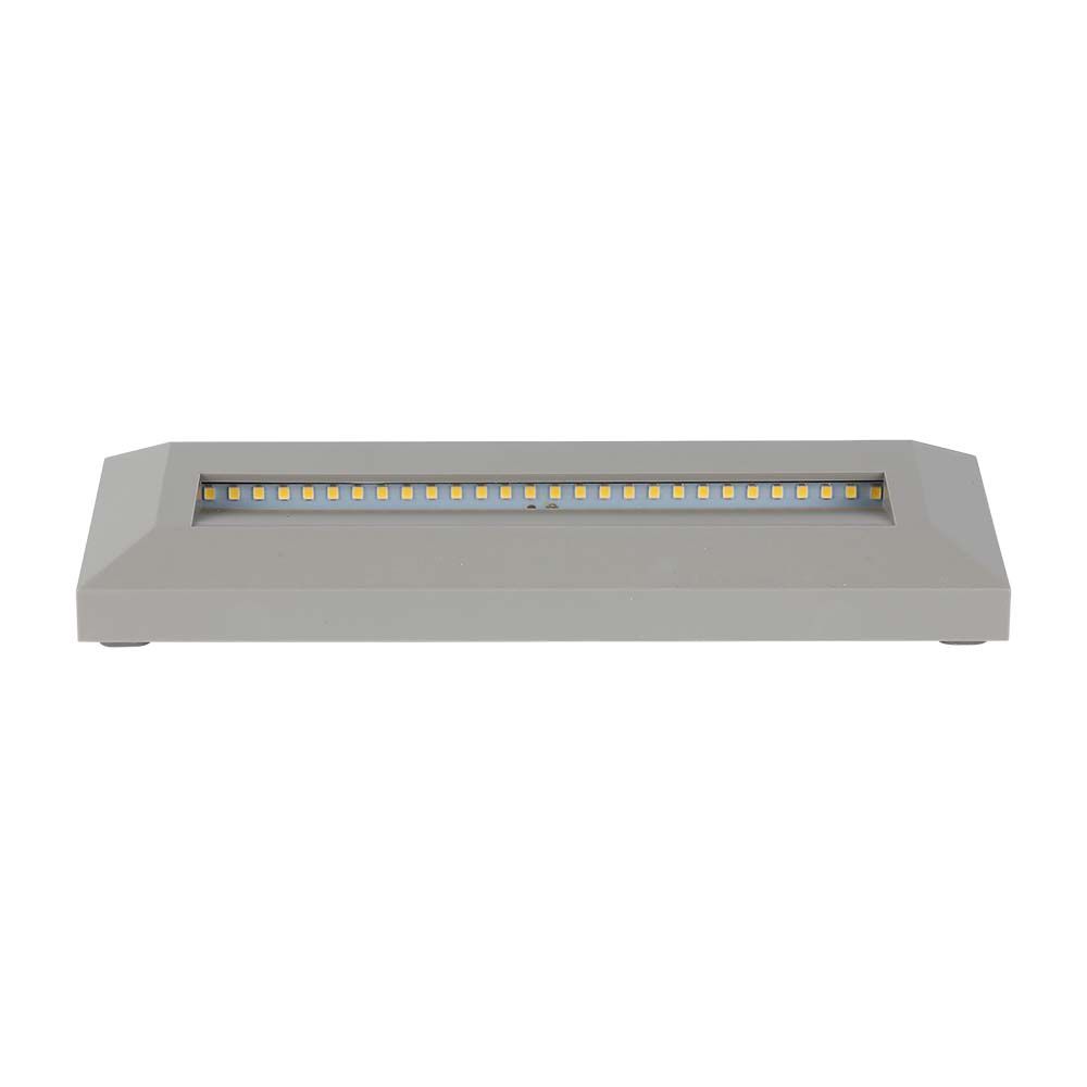 3W LED Step Light Grey Body Round ?ectangular 4000K img 1