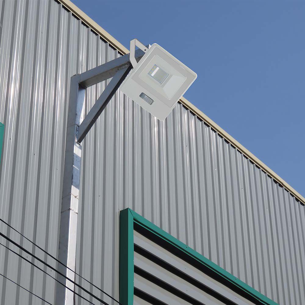 50W LED PIR Sensor Floodlight SAMSUNG CHIP White Body 4000K img 1