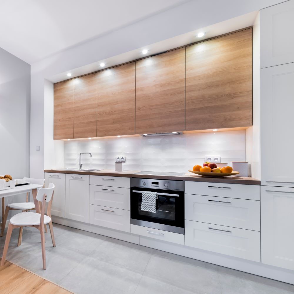 GU10 Fitting Bianco, Gold Rotonda