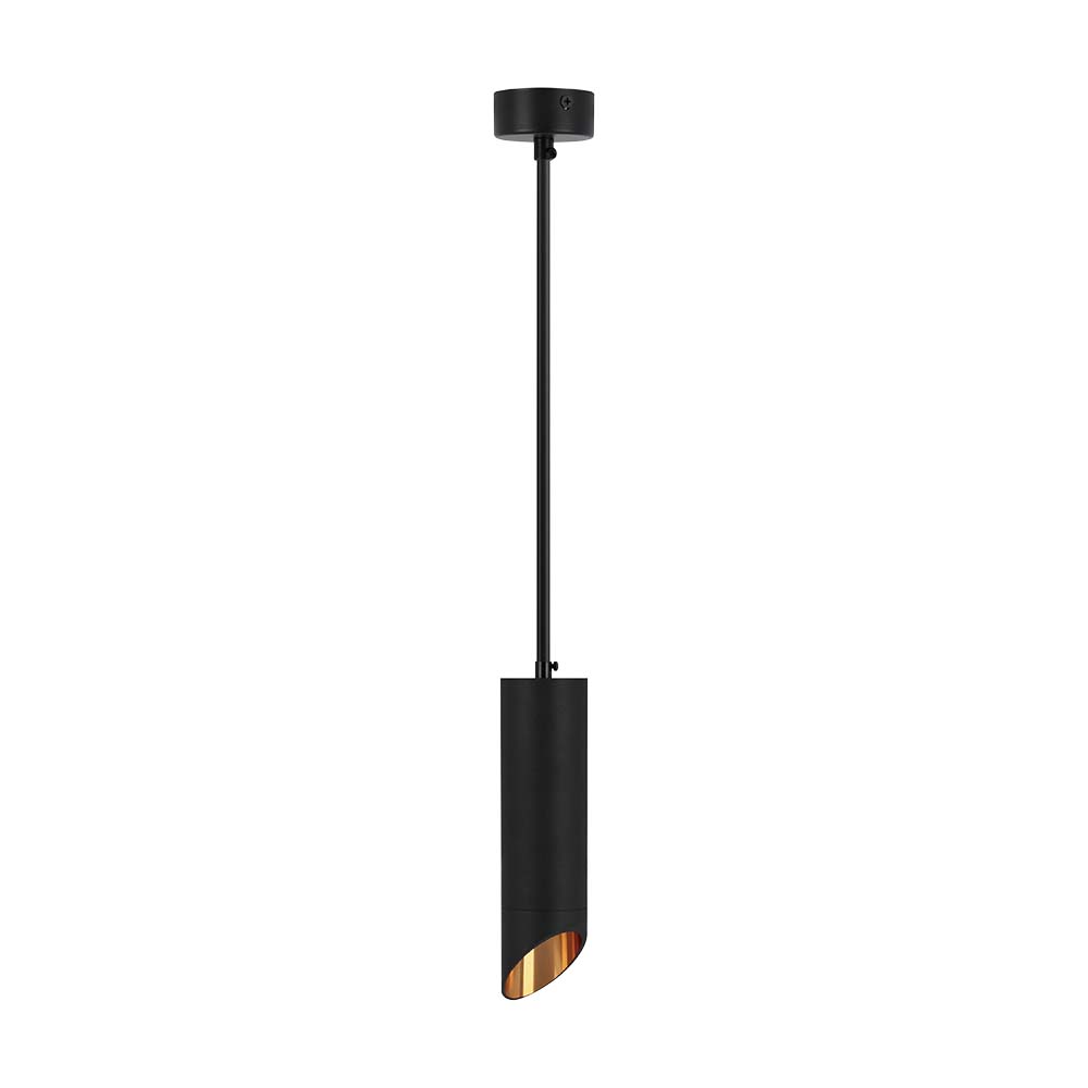 1*GU10 Hanging Pendant Black D 55*300MM