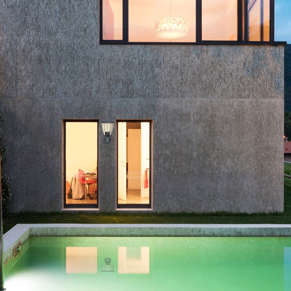 Lampada da parete nero opaco img 1